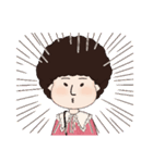 妖怪アフロ婆(おでかけ編)（個別スタンプ：12）