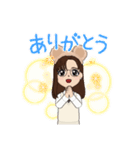 制服女子のアバタースタンプ（個別スタンプ：2）