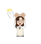 制服女子のアバタースタンプ（個別スタンプ：20）