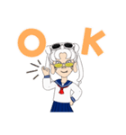 白髪JKスタンプ（個別スタンプ：1）