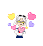 白髪JKスタンプ（個別スタンプ：3）