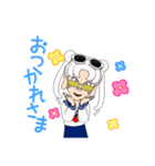 白髪JKスタンプ（個別スタンプ：4）