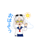 白髪JKスタンプ（個別スタンプ：5）