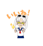 白髪JKスタンプ（個別スタンプ：7）