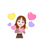 大学女子  アバター（個別スタンプ：3）