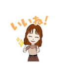 大学女子  アバター（個別スタンプ：8）