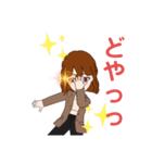 大学女子  アバター（個別スタンプ：19）