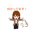 大学女子  アバター（個別スタンプ：23）