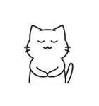 へそねこ 2 文字なし（個別スタンプ：28）