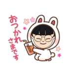 女の子アバタースタンプ2（個別スタンプ：8）