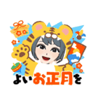 冬に使えるスタンプ癒やされる女子たち（個別スタンプ：2）