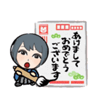 冬に使えるスタンプ癒やされる女子たち（個別スタンプ：22）