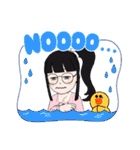 冬に使えるスタンプ癒やされる女子たち（個別スタンプ：24）