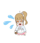 冬に使えるスタンプ癒やされる女子たち（個別スタンプ：36）