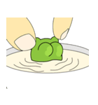 牛乳と豆（個別スタンプ：4）