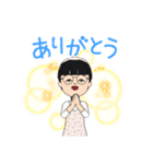 女の子アバタースタンプ1（個別スタンプ：2）