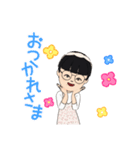 女の子アバタースタンプ1（個別スタンプ：4）