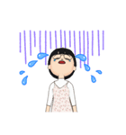 女の子アバタースタンプ1（個別スタンプ：9）