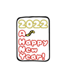寅年＊年賀状2022！大きくて見やすい！（個別スタンプ：6）