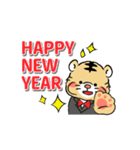 【2022年】キュートな寅ちゃん☆年末年始☆（個別スタンプ：11）