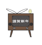 昭和のテレビ（個別スタンプ：3）