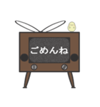 昭和のテレビ（個別スタンプ：25）