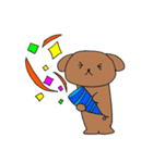 うちのわんこりん祝い事（個別スタンプ：4）