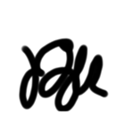 汚すぎる字！？（個別スタンプ：1）