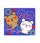 【2022 今年も大好き】アモーレ♡くまくま（個別スタンプ：19）