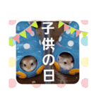 ハムスターとデグーの行事等（個別スタンプ：11）