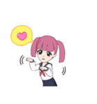 女子中学生キラちゃん（個別スタンプ：16）