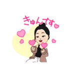 可愛い♥♡女の子のスタンプ（個別スタンプ：6）