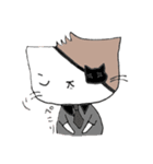 眼帯にゃんこ（個別スタンプ：10）