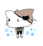 眼帯にゃんこ（個別スタンプ：13）