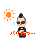 ネタ切れアバターモヒカン（個別スタンプ：3）
