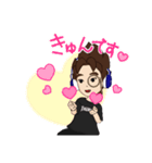 オリジナルとんがり頭アバター（個別スタンプ：6）