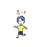 色々人間スタンプ（個別スタンプ：4）