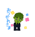 可愛いゾンビスタンプ（個別スタンプ：3）