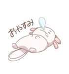 八の字眉毛のウーパールーパー（個別スタンプ：7）