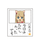 愛奈です。（個別スタンプ：6）