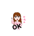 可愛い～挨拶2（個別スタンプ：5）