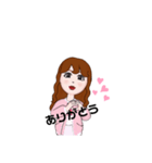 可愛い～挨拶2（個別スタンプ：6）