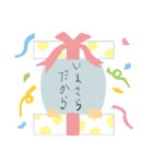 手書き風というか手書きしました。（個別スタンプ：20）