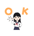 JK可愛いスタンプ（個別スタンプ：1）