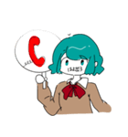 かんばんもったおんなのこ3（個別スタンプ：16）