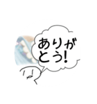 落書き君と謎の筆箱君（個別スタンプ：14）