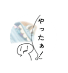 落書き君と謎の筆箱君（個別スタンプ：22）