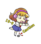 無線とう子ちゃんの10コード（個別スタンプ：1）