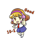 無線とう子ちゃんの10コード（個別スタンプ：2）