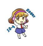 無線とう子ちゃんの10コード（個別スタンプ：3）